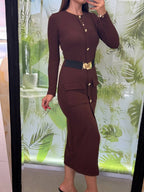 Brown dress