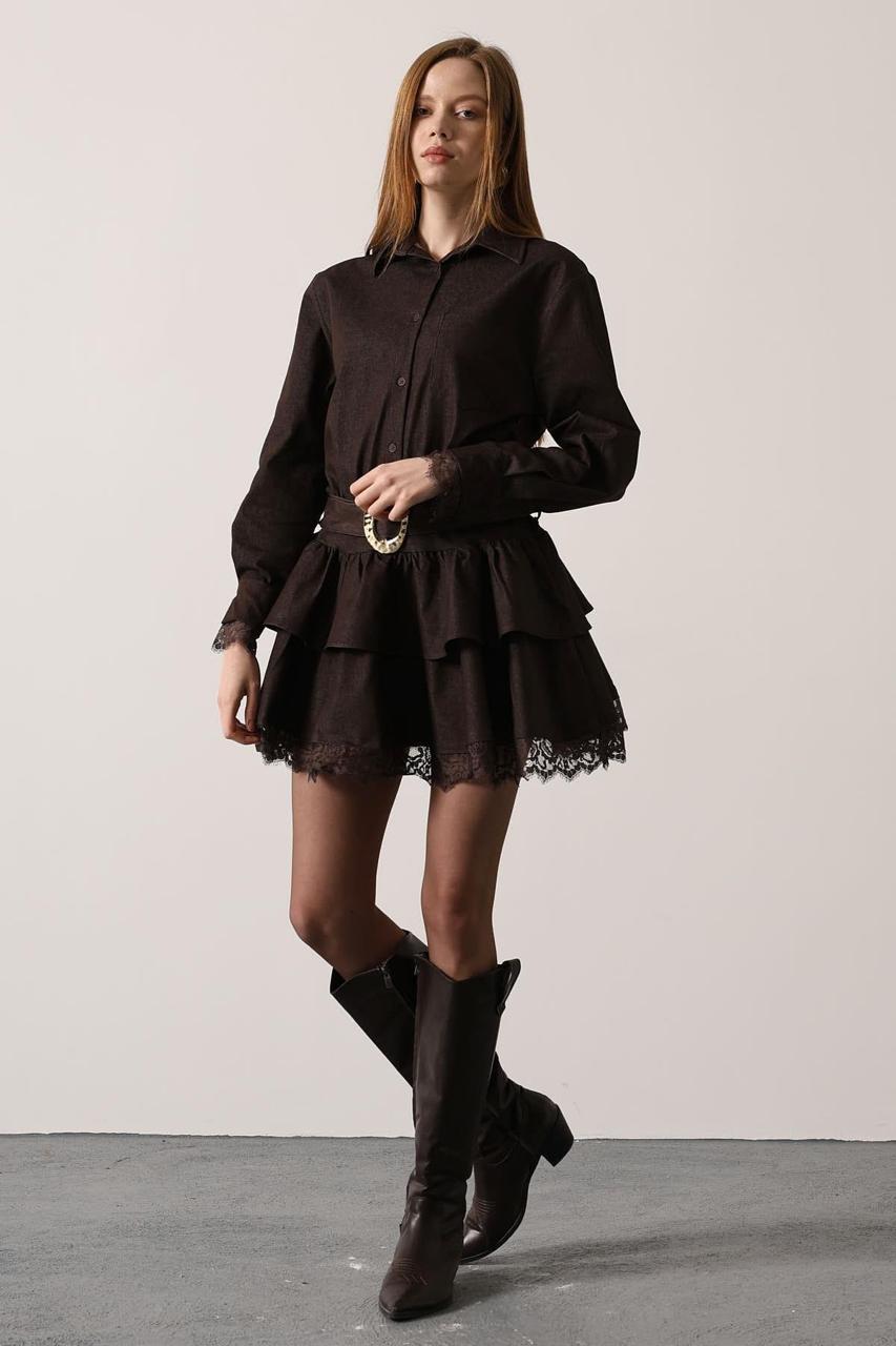 Brown dress