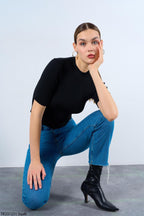 Black/Grey top