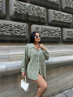 Olive green shirt