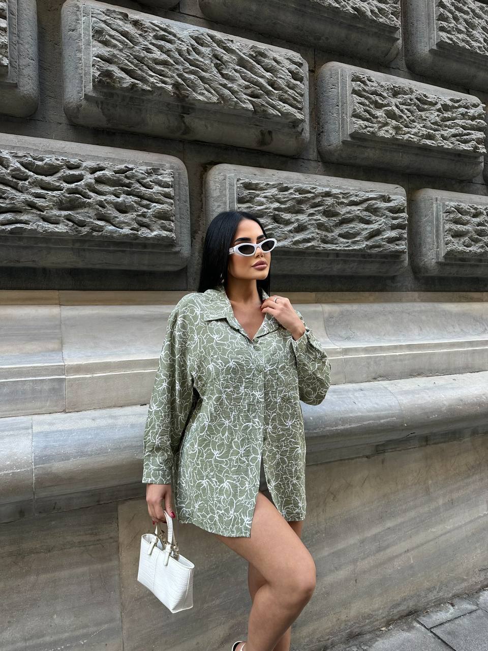 Olive green shirt