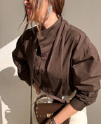 Brown shirt