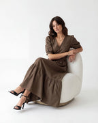 Brown dress