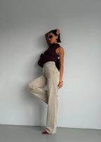 Grey jeans