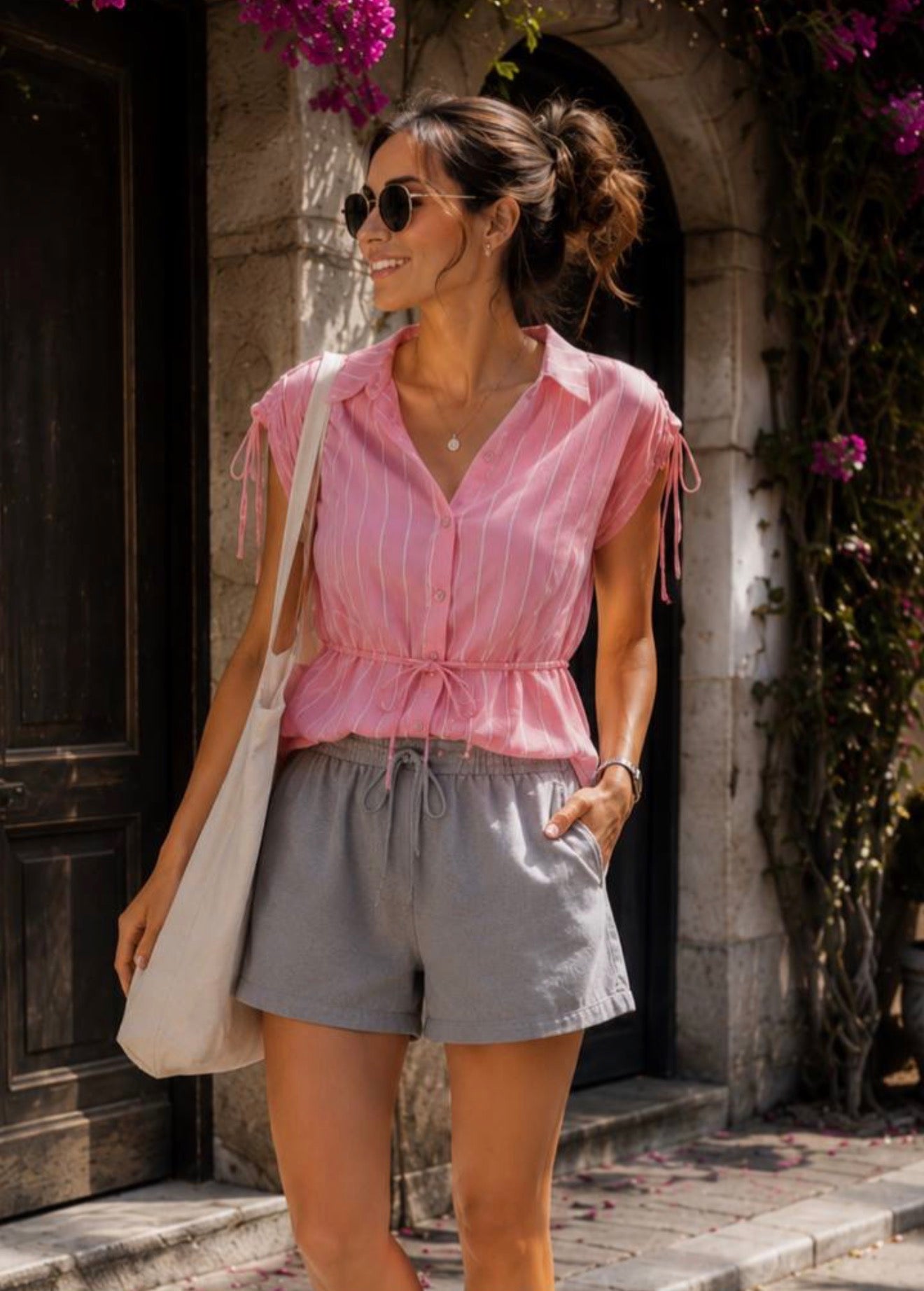 Pink shirt