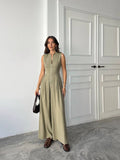 Olive green jumpsuit