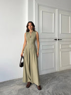 Olive green jumpsuit