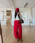 Red pants