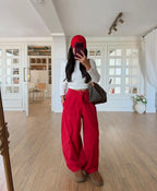 Red pants