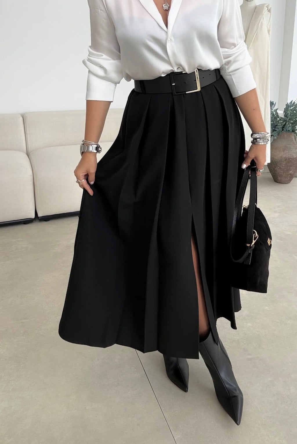 Black/Brown skirt