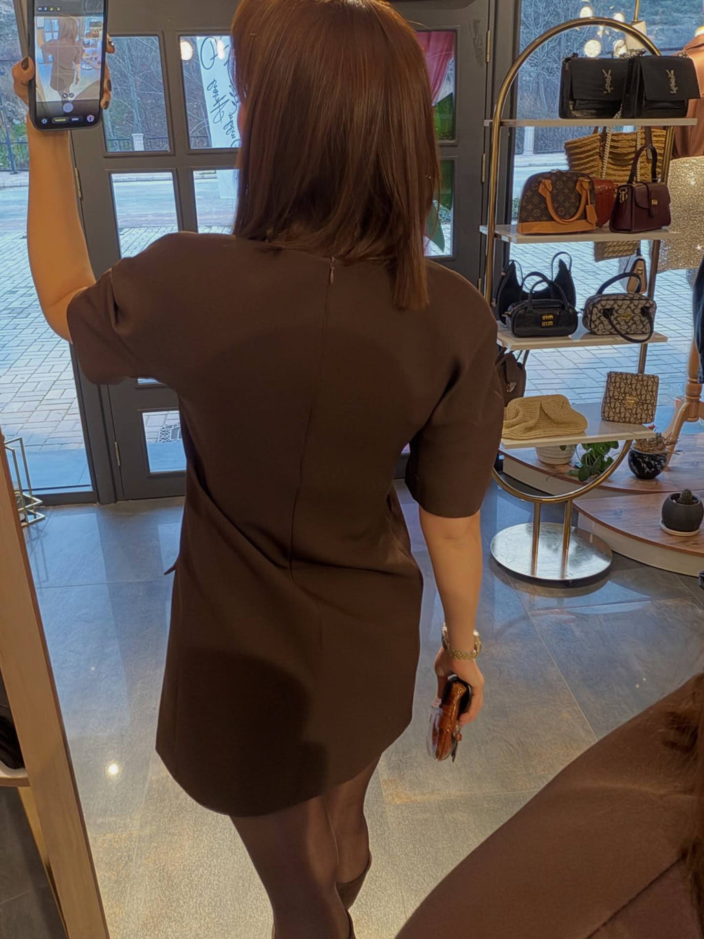 Black/ brown dress