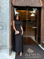 Black/Beige dress