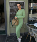 Green dress