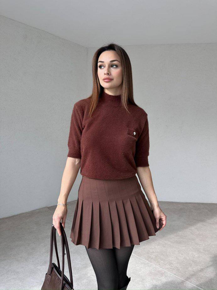 Burgundy Brown top
