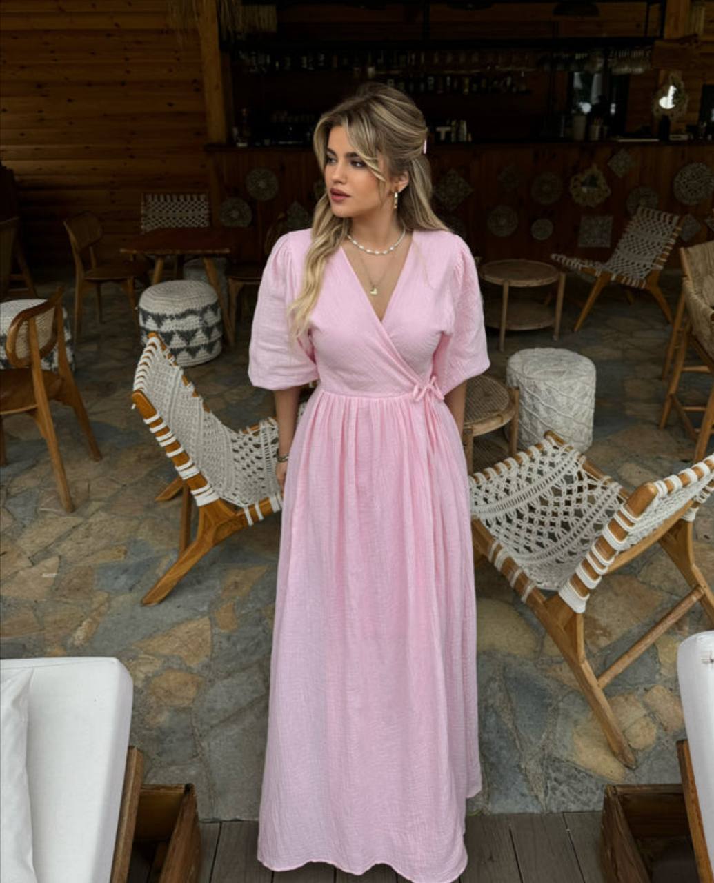 Pink dress