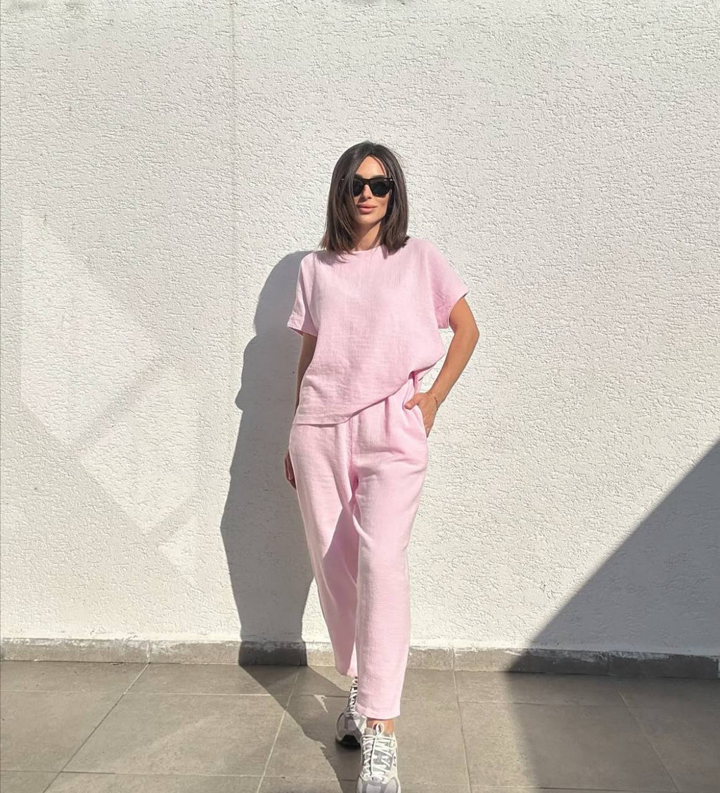 Pink/Beige set