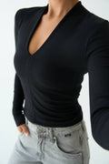 Black white top