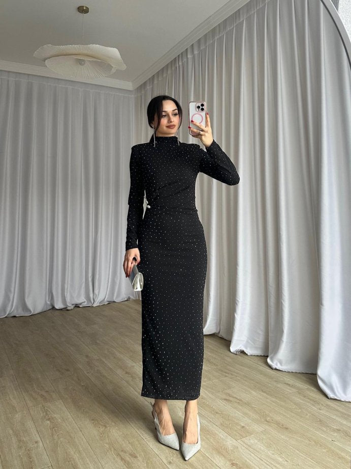 Black formal dress