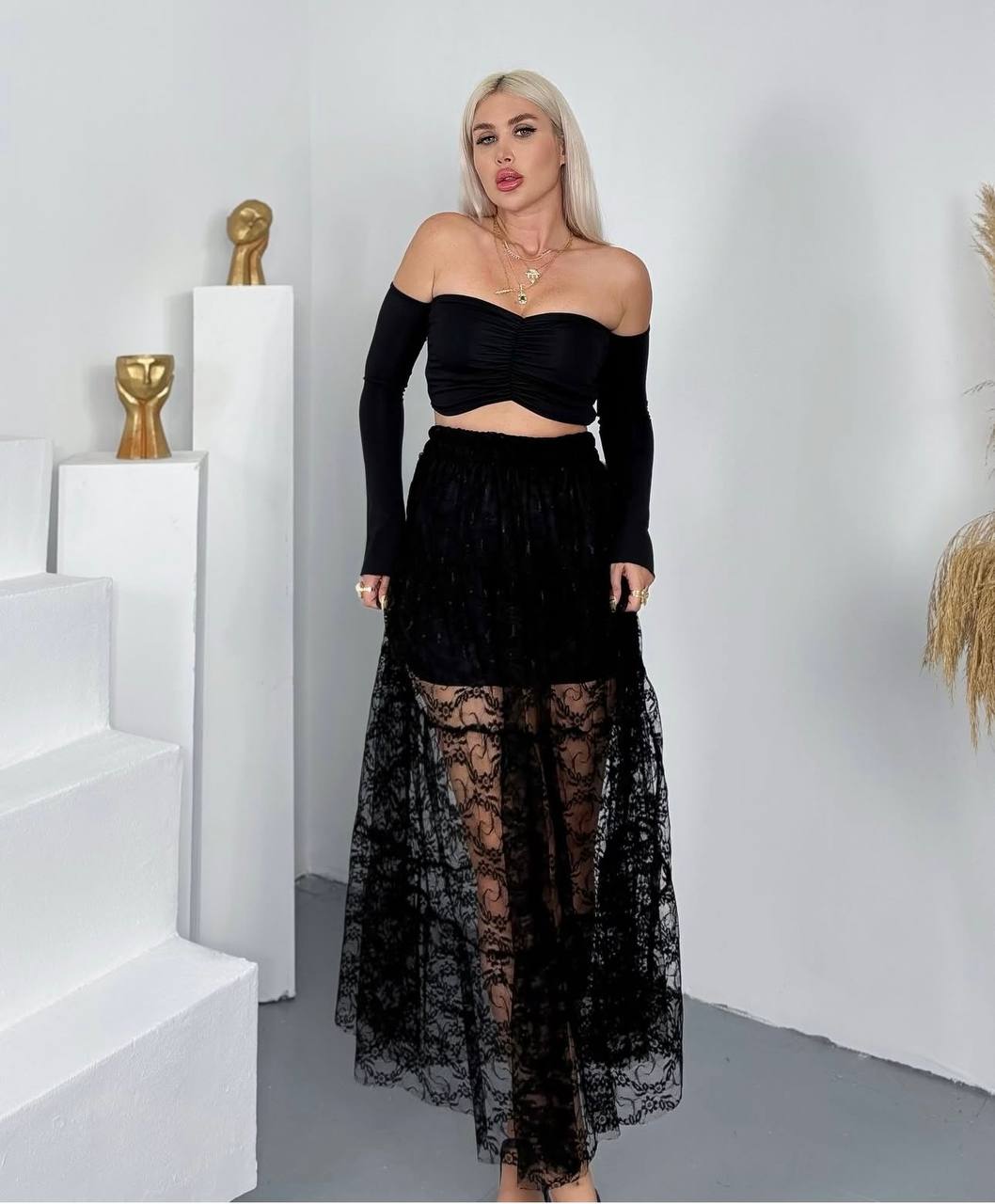 Black skirt
