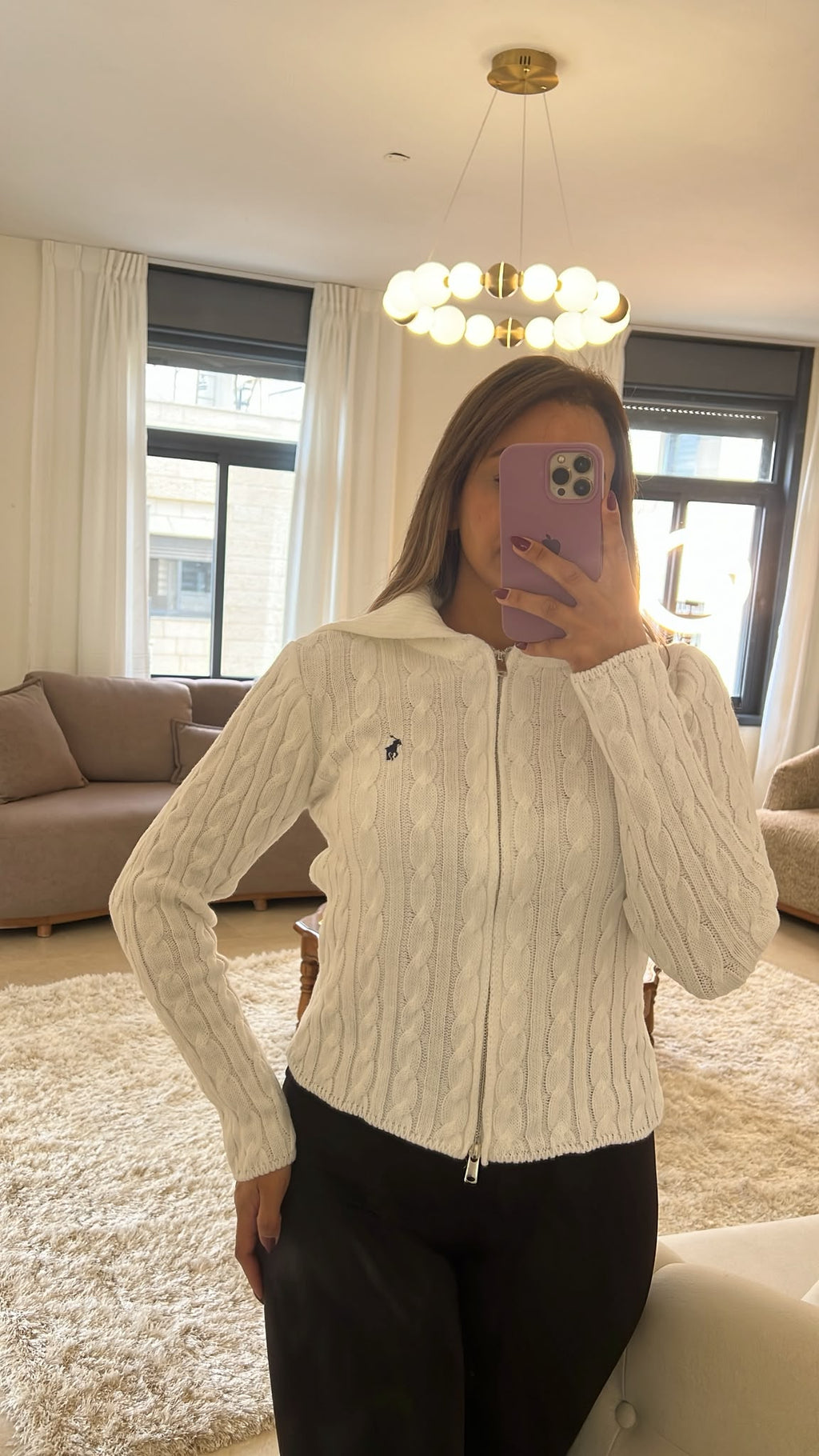 Red/ white top