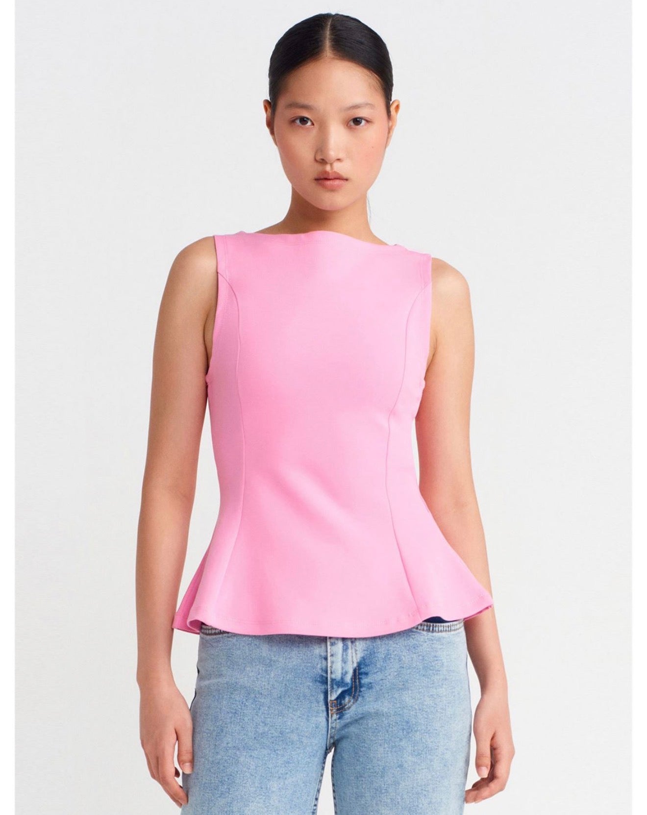 Purple pink top