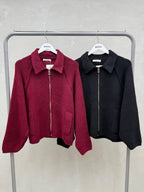 Burgundy top