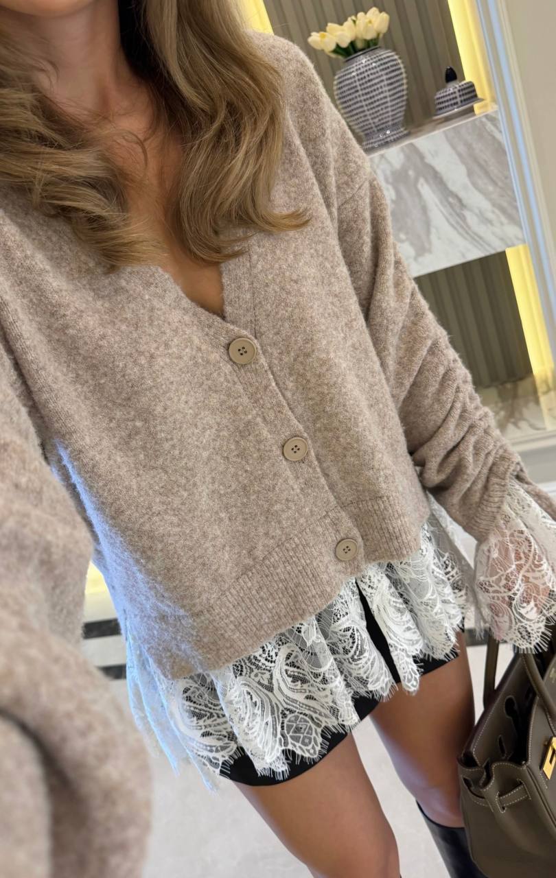 Beige cardigan