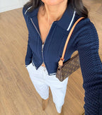 Dark blue /Black top