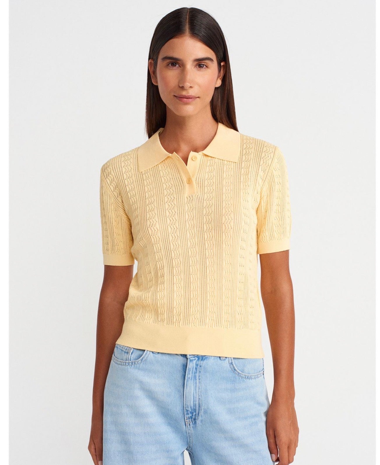 Pink/yellow top