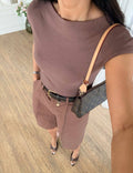 White/Brown top