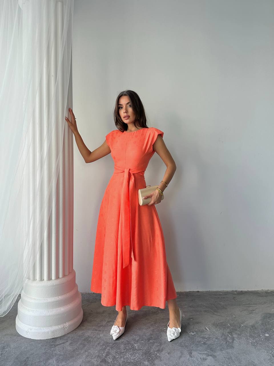 Orange dress