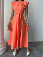 Orange dress