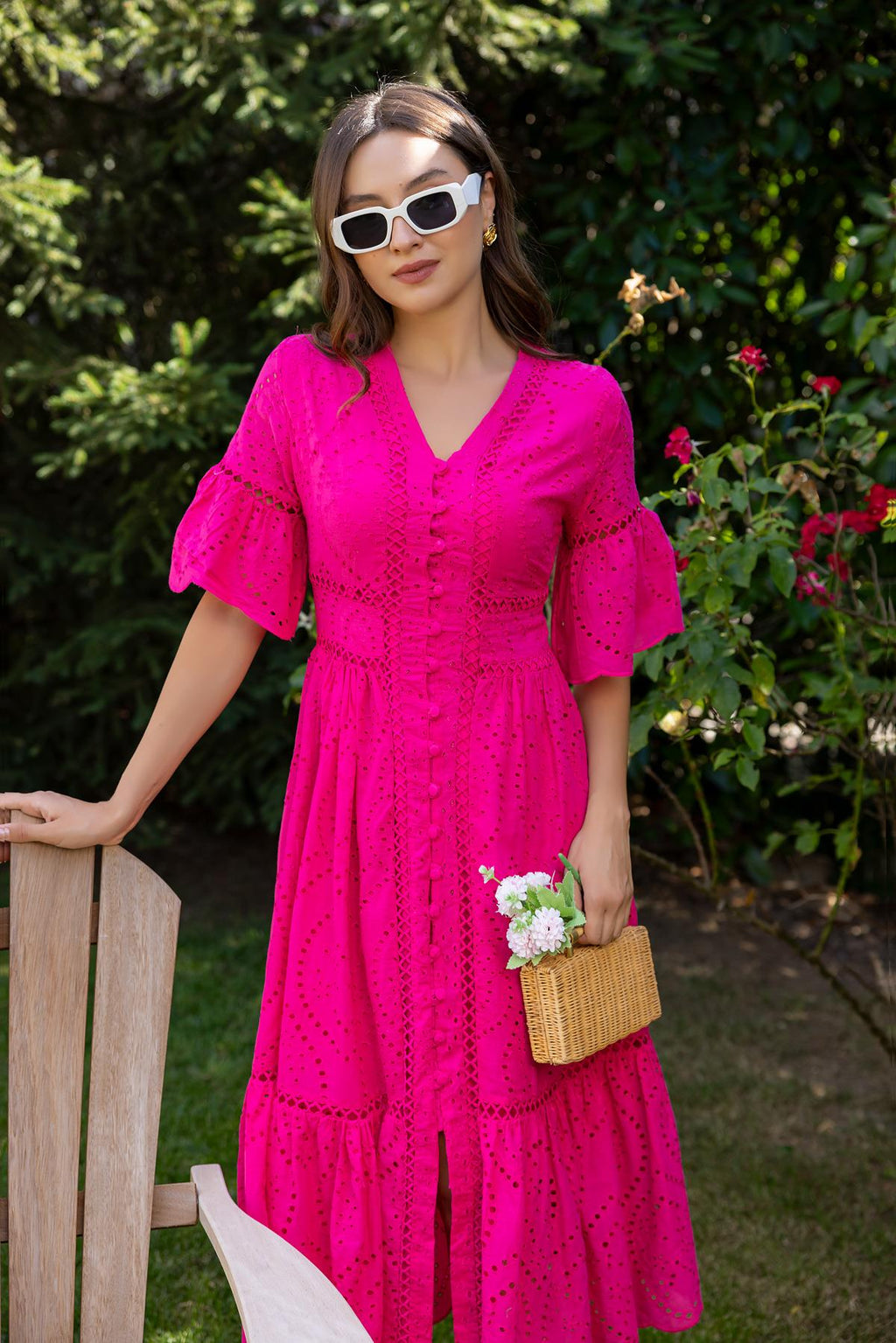 Fushia dress