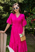 Fushia dress