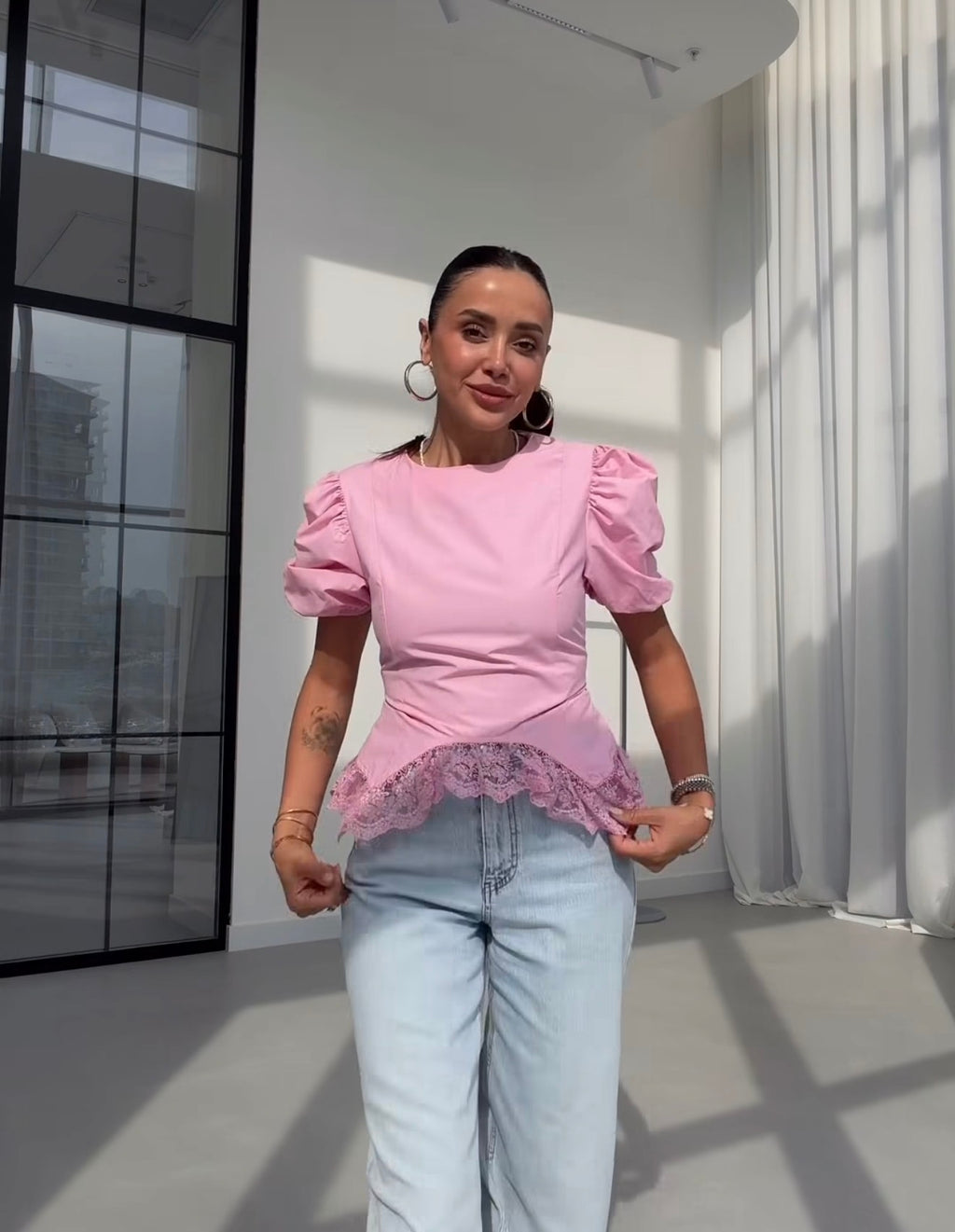 Pink top