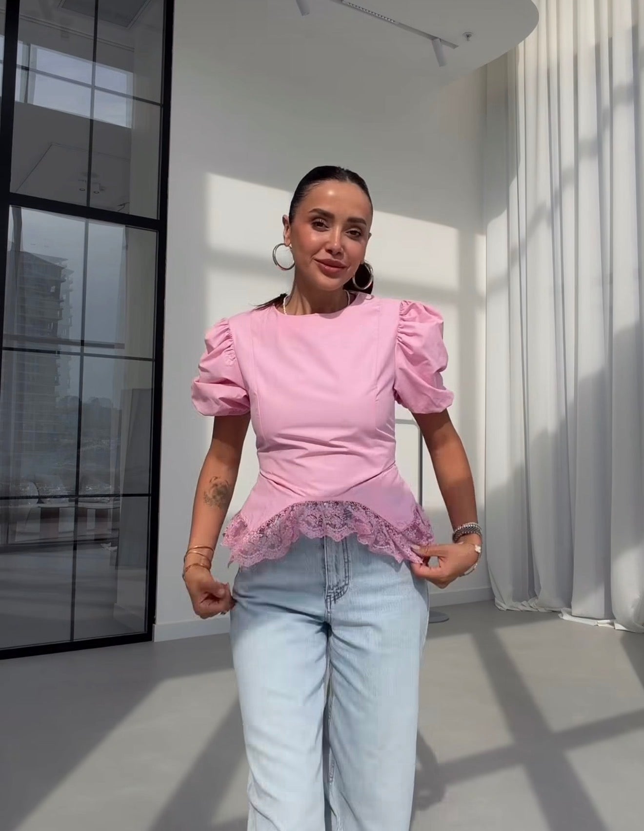 Pink top