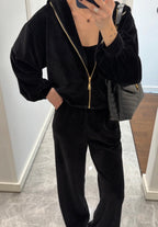 Black Velvet set