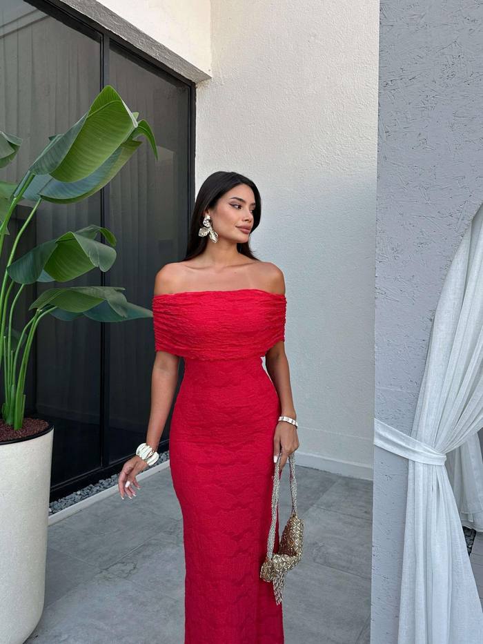 Red dress