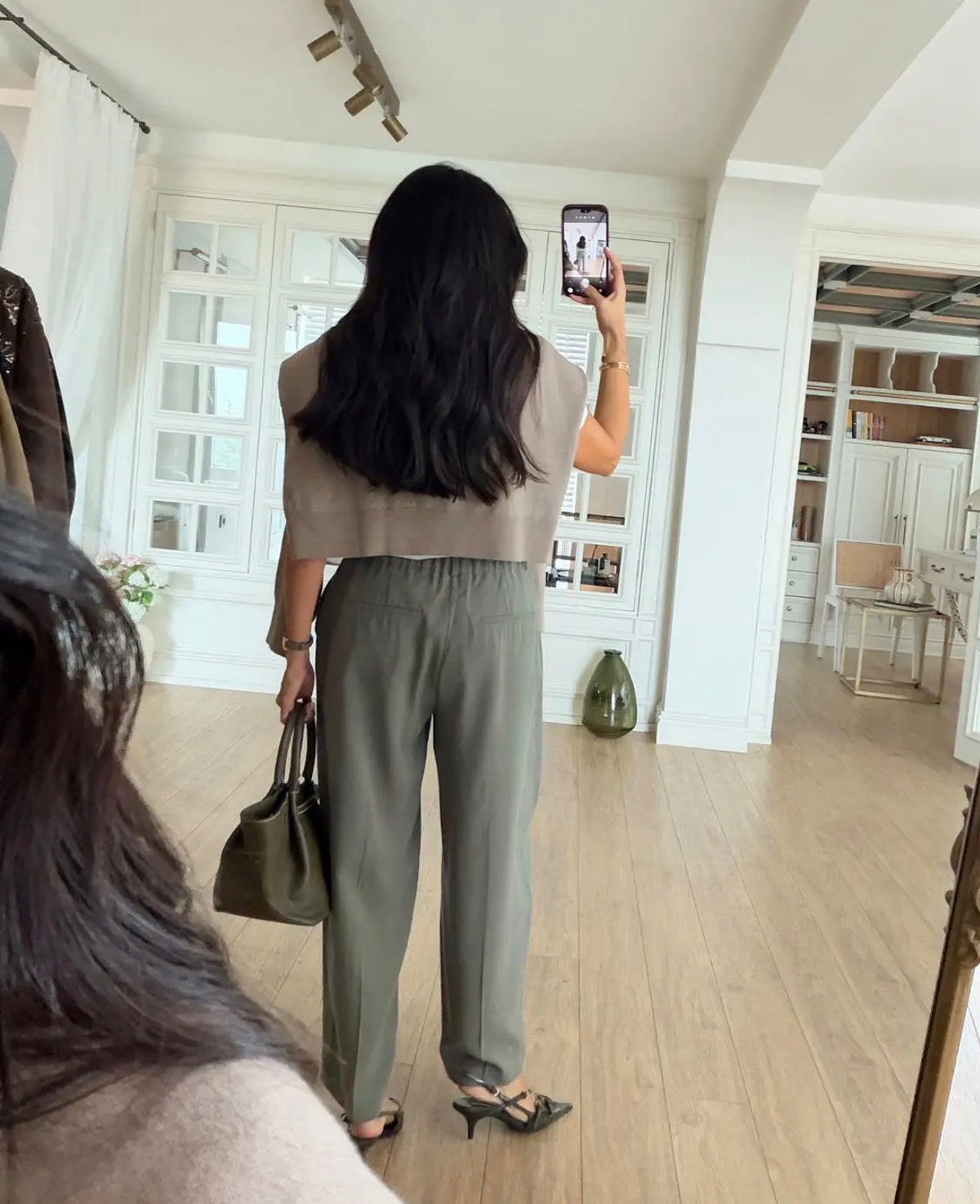 Olive green pants