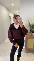Burgundy jacket