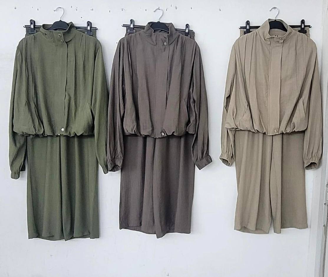 Brown /Olive green Set