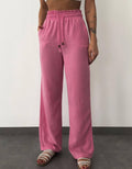 Pink/ olive green pants