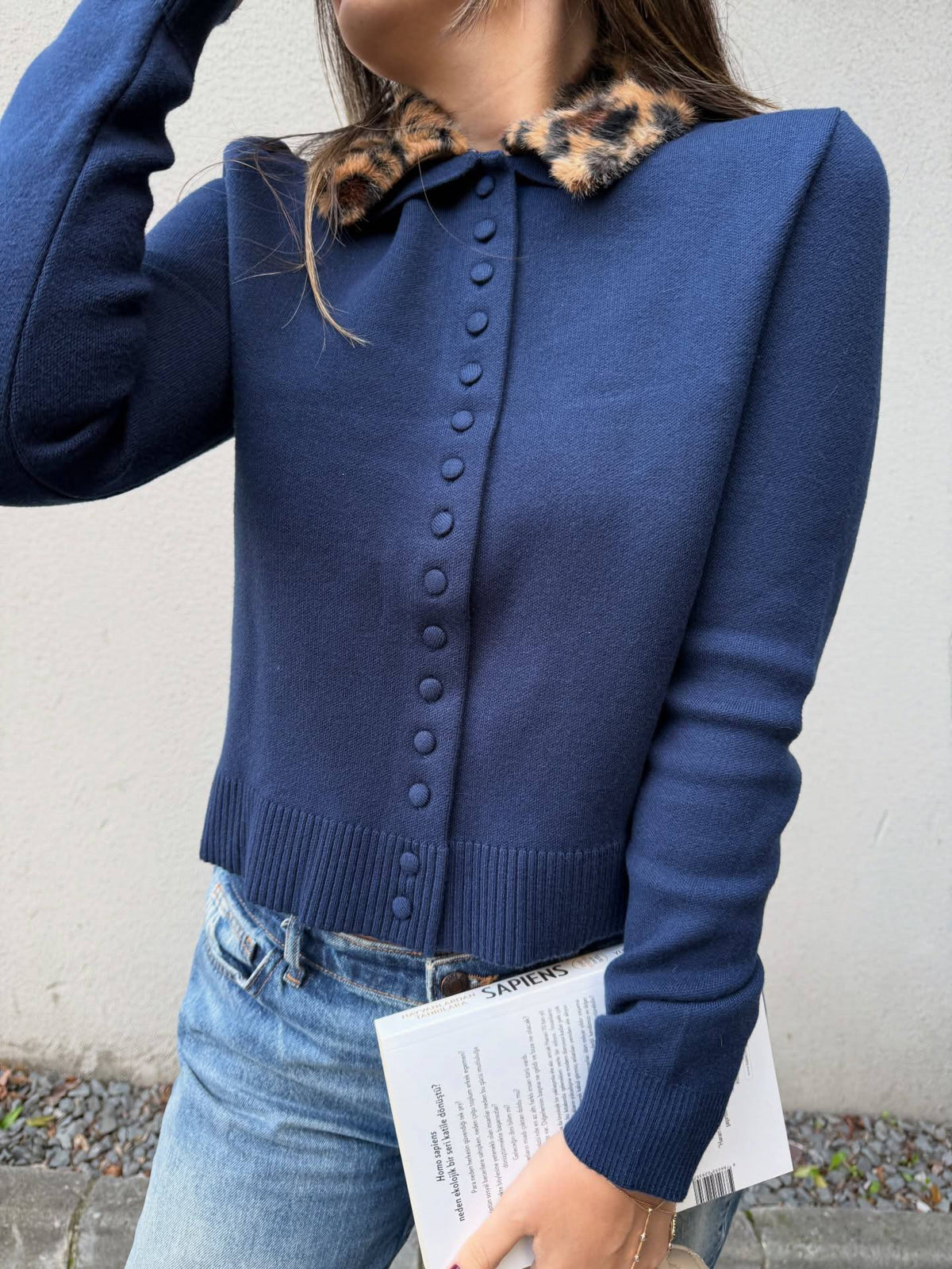 Navy top