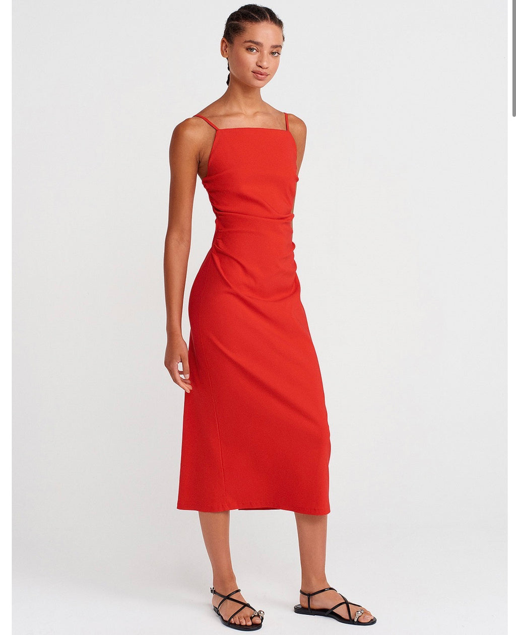 Red dress