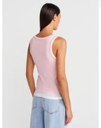 Beige/Pink/yellow top