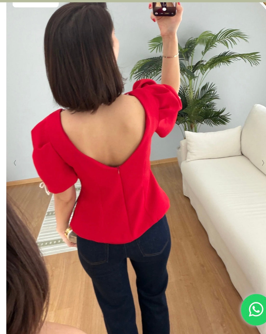 Red/Black top