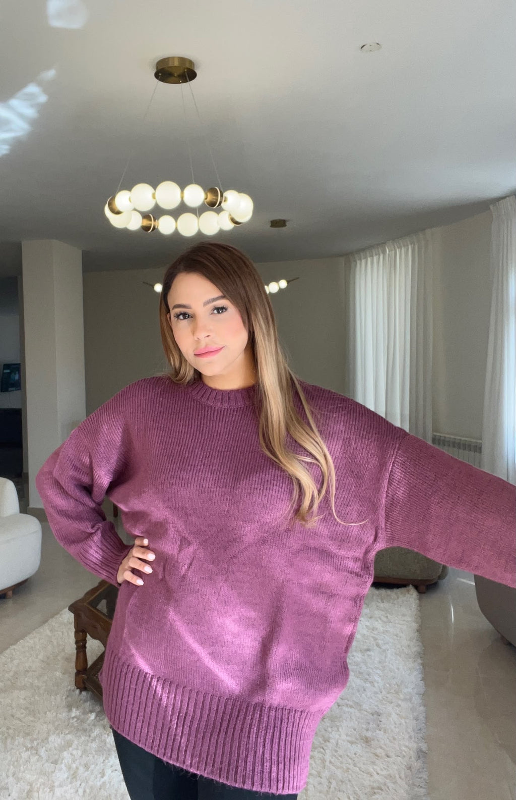 Purple/ Pink top