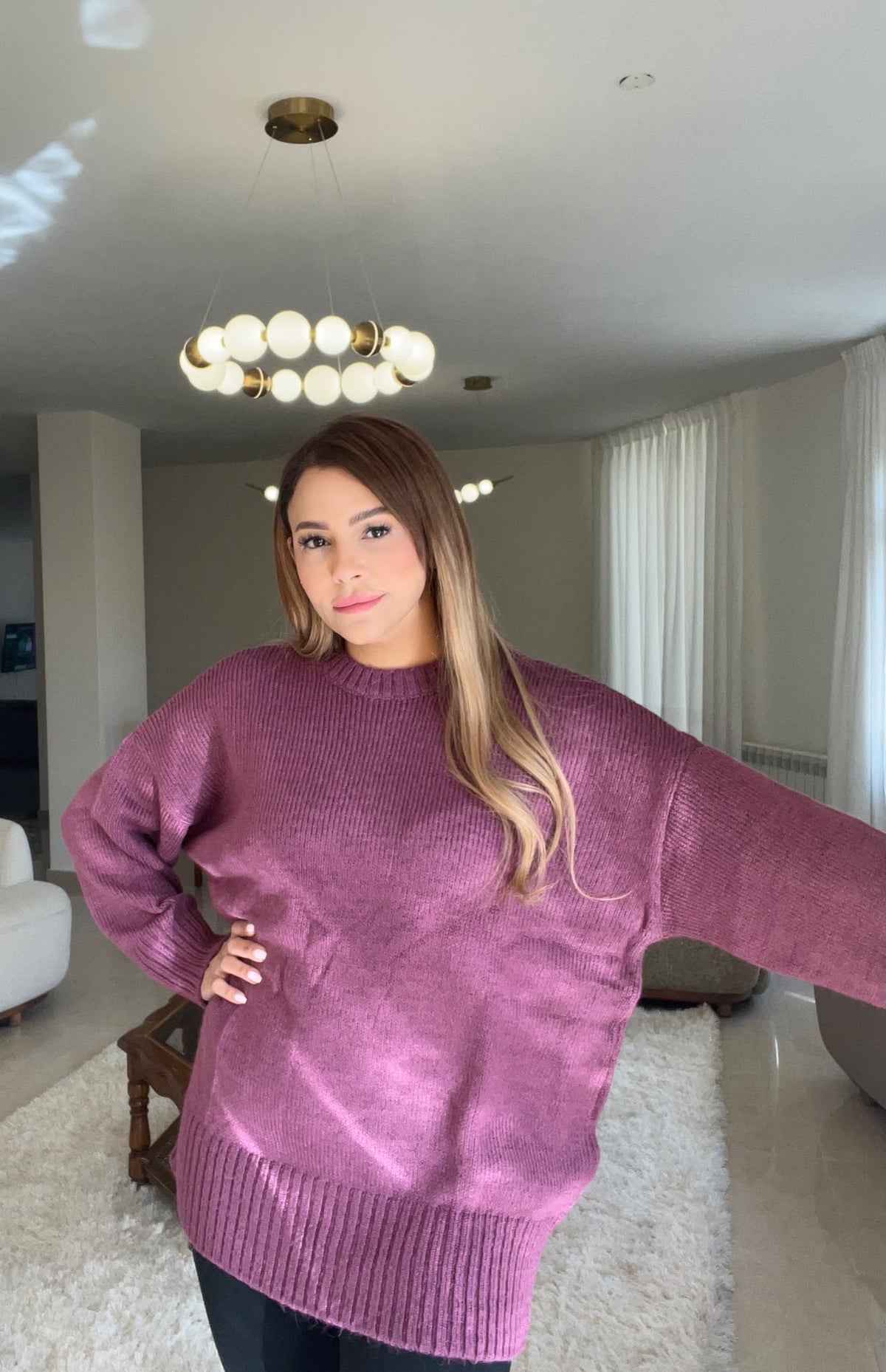 Purple/ Pink top