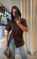 Brown top