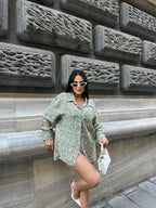 Olive green shirt